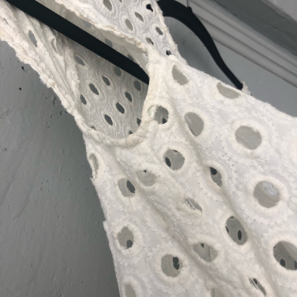 Donna Morgan eyelet cotton shift mini - Picture 3 of 4